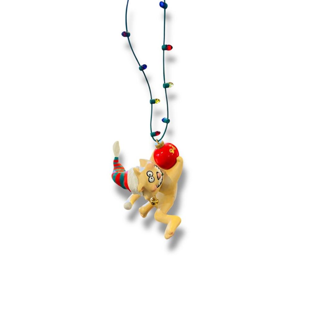 Hallmark Keepsake Oranament 1994 Stringer A Feline of Christmas